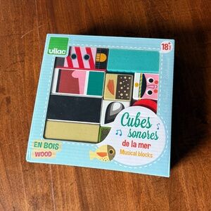 NEW Vilac Musical Blocks - French Cubes Sonores de la Mer